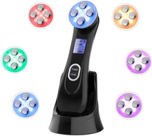 Load image into Gallery viewer, RF EMS LED Light Therapy Facial Massage Device
